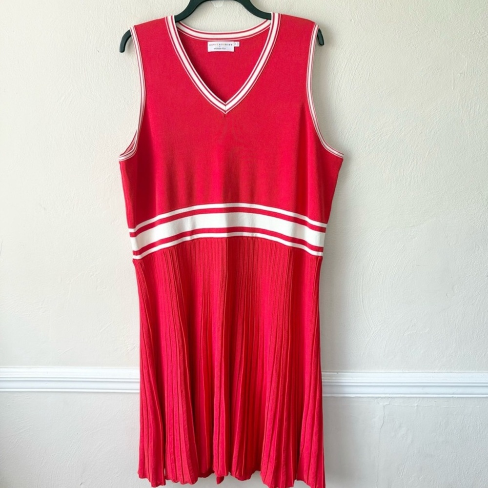 Katie Sturino Stitch Fix Red Tennis Dress